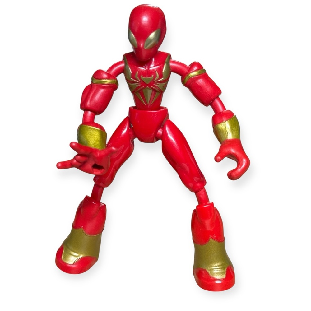 Marvel Spider-man 6 inch IRON SPIDER-MAN Bendy bend and flex universe